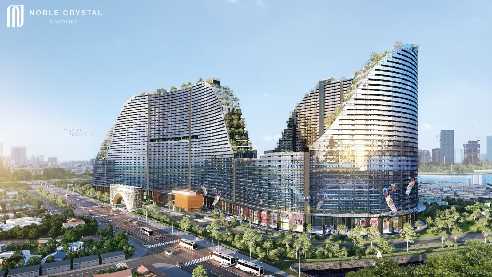 Phối cảnh dự án căn hộ Noble Crystal Riverside quận 7