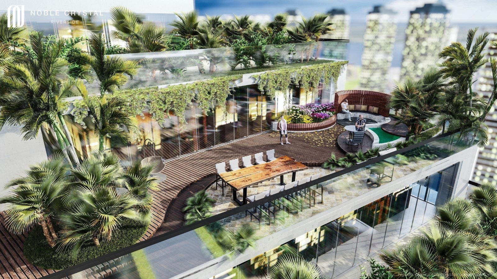 Tiện ích nội khu dự án Noble Crystal Riverside