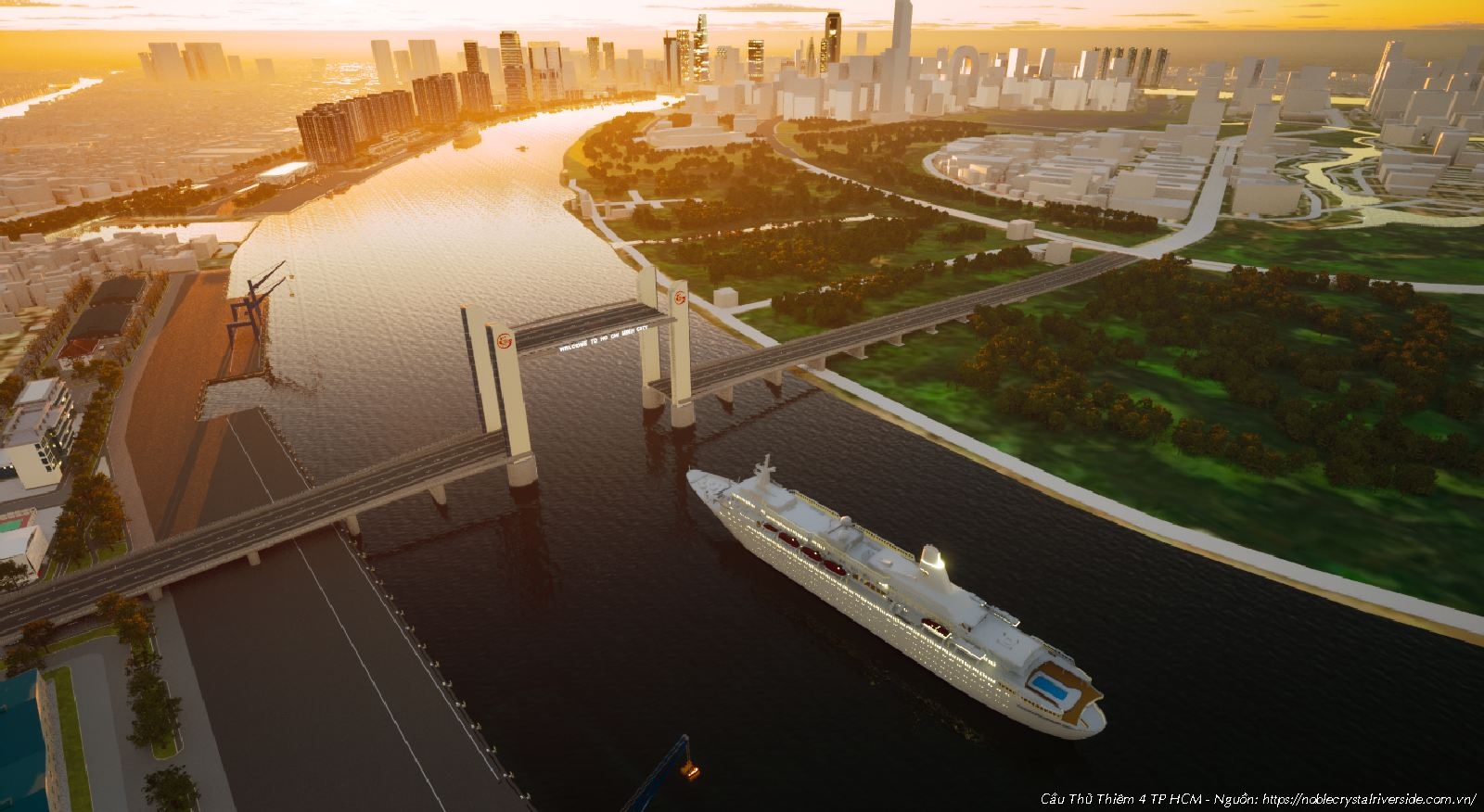 Cầu Thủ Thiêm 4 Tp Hcm