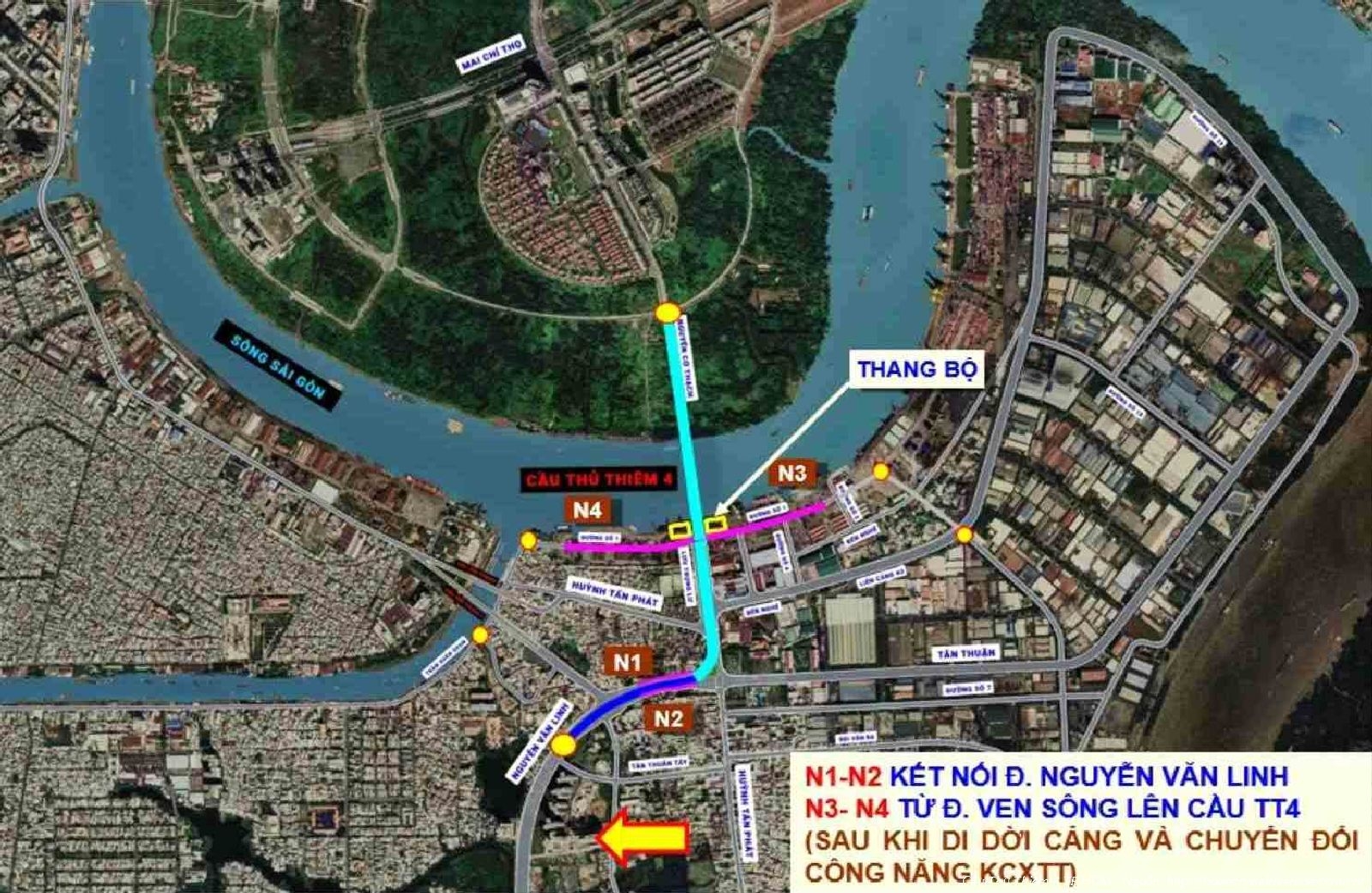 Cầu Thủ Thiêm 4 Tp HCM