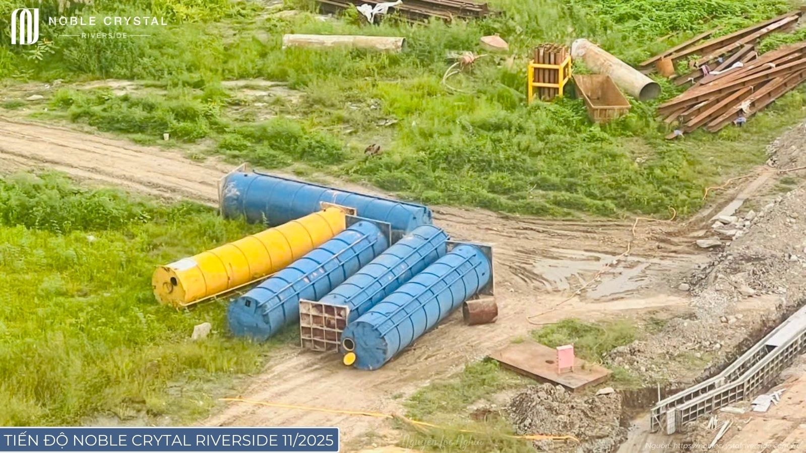 Tiến độ dự án Noble Crystal Riverside Tháng 11/2025