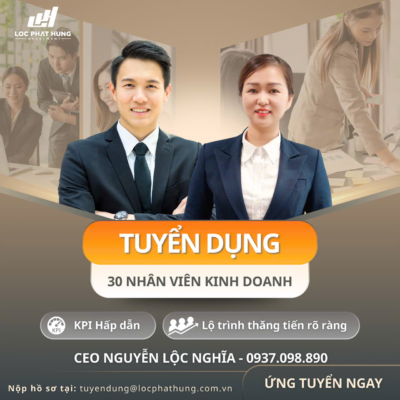 Tuyển dụng Nhân viên Kinh doanh Bất động sản tại Tp. Hồ Chí Minh
