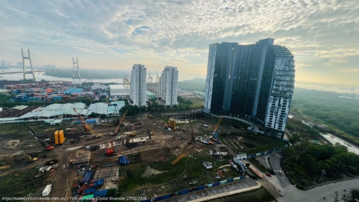 Tiến độ Noble Crystal Riverside 27/02/2026