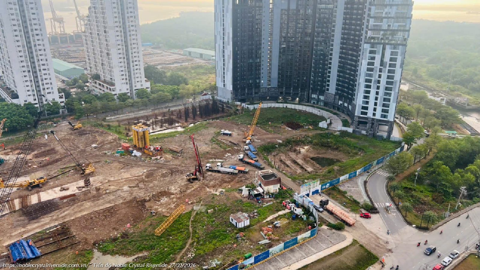 Tiến độ Noble Crystal Riverside 27/02/2026