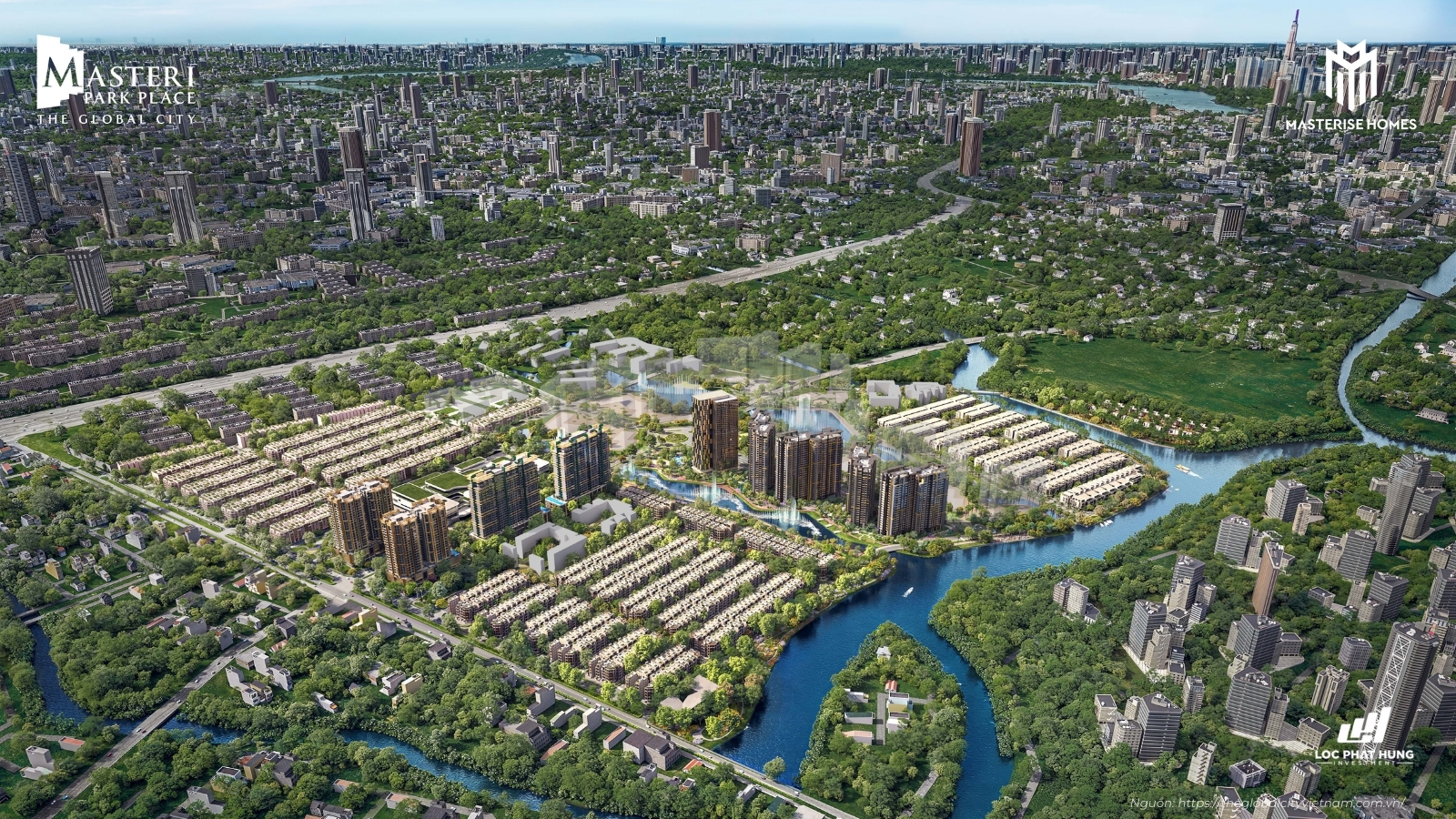 Toàn cảnh khu đô thị the Global City 