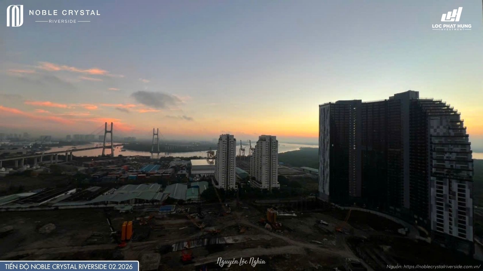 Hình ảnh Công Trường Noble Crystal Riverside Tháng 2/2026