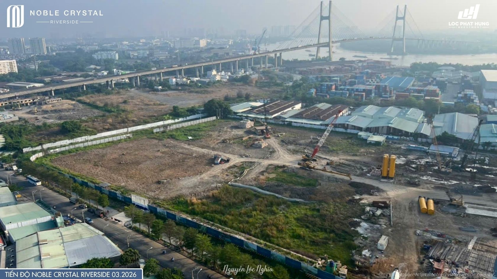 Hình ảnh Công Trường Noble Crystal Riverside Tháng 3/2026
