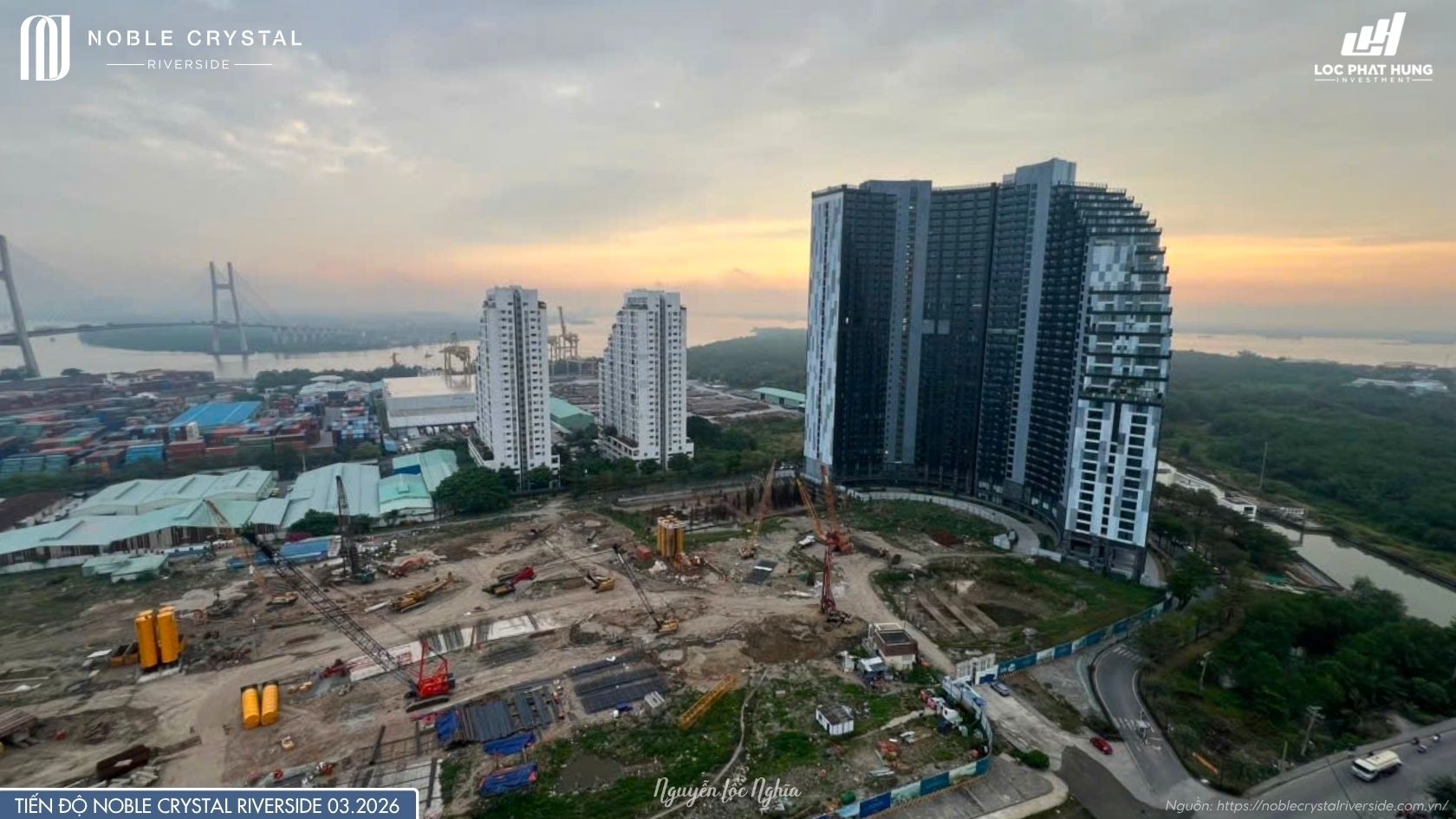 Hình ảnh Công Trường Noble Crystal Riverside Tháng 3/2026