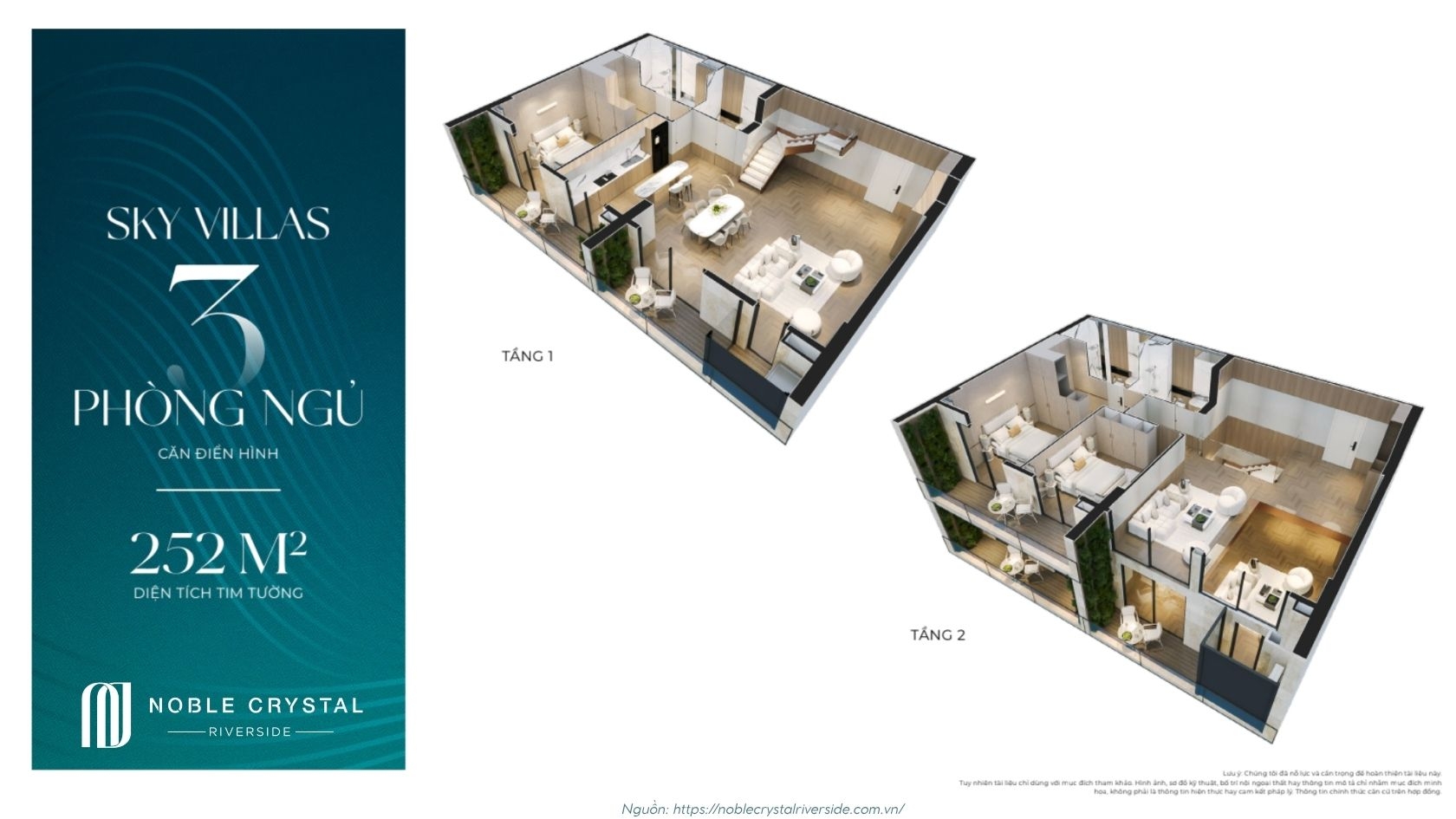 Layout Căn Hộ Sky Garden Toà D Noble Crystal Riverside