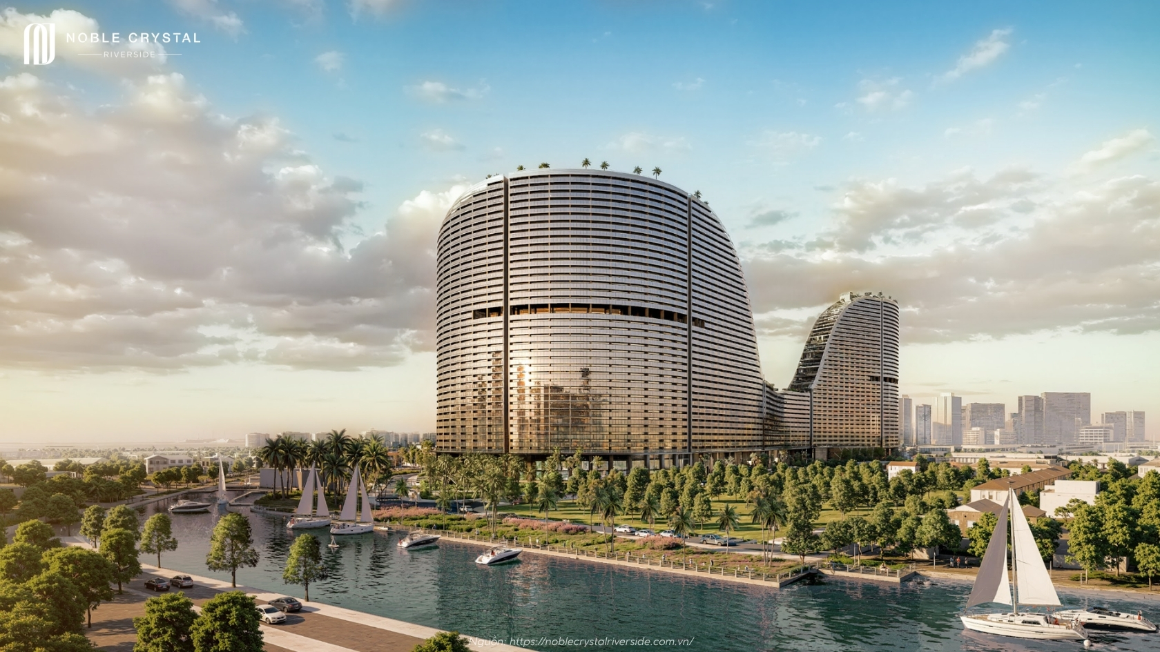 Phối Cảnh Tổng Thể Dự án Noble Crystal Riverside đường Đào Trí, quận 7