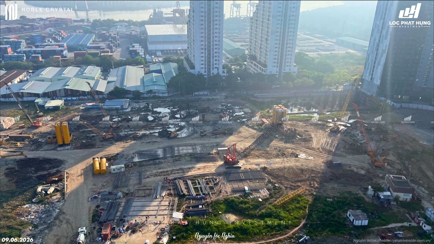 Tiến Độ Noble Crystal Riverside Tháng 09.06.2026