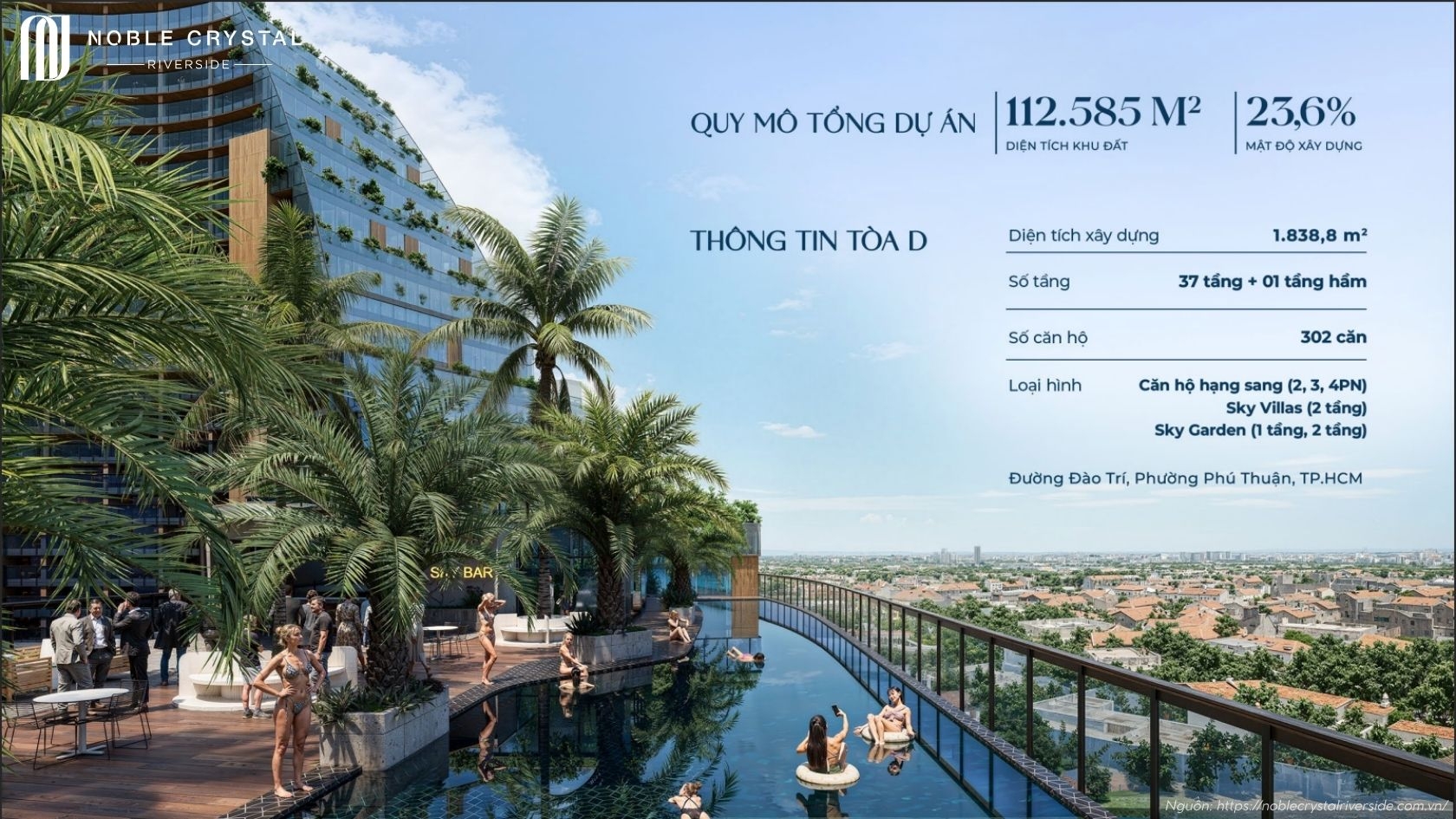 Tổng Quan Dự án Noble Crystal Riverside Và Toà D