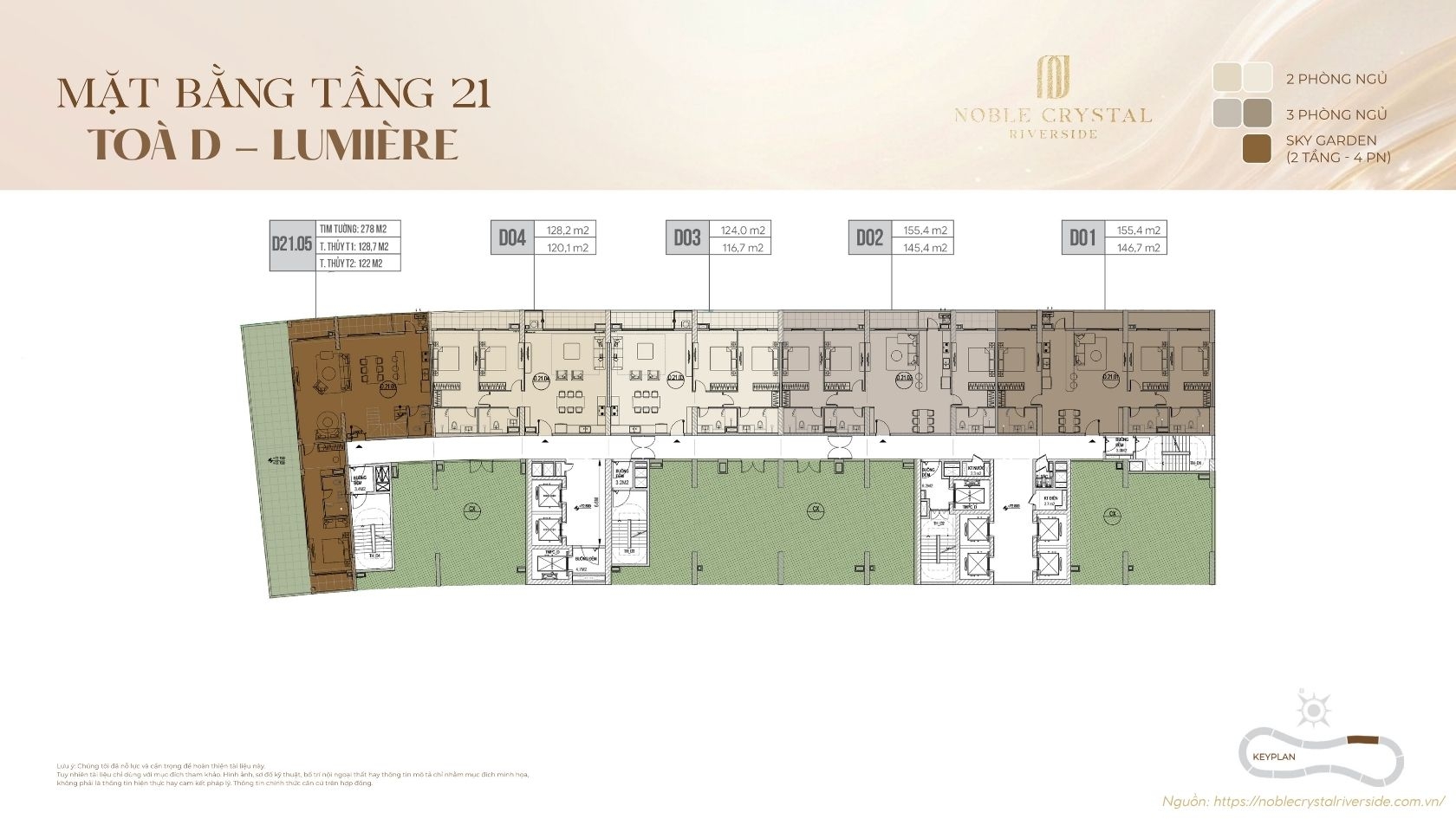 Mặt Bằng Toà D Lumière Noble Crystal Riverside