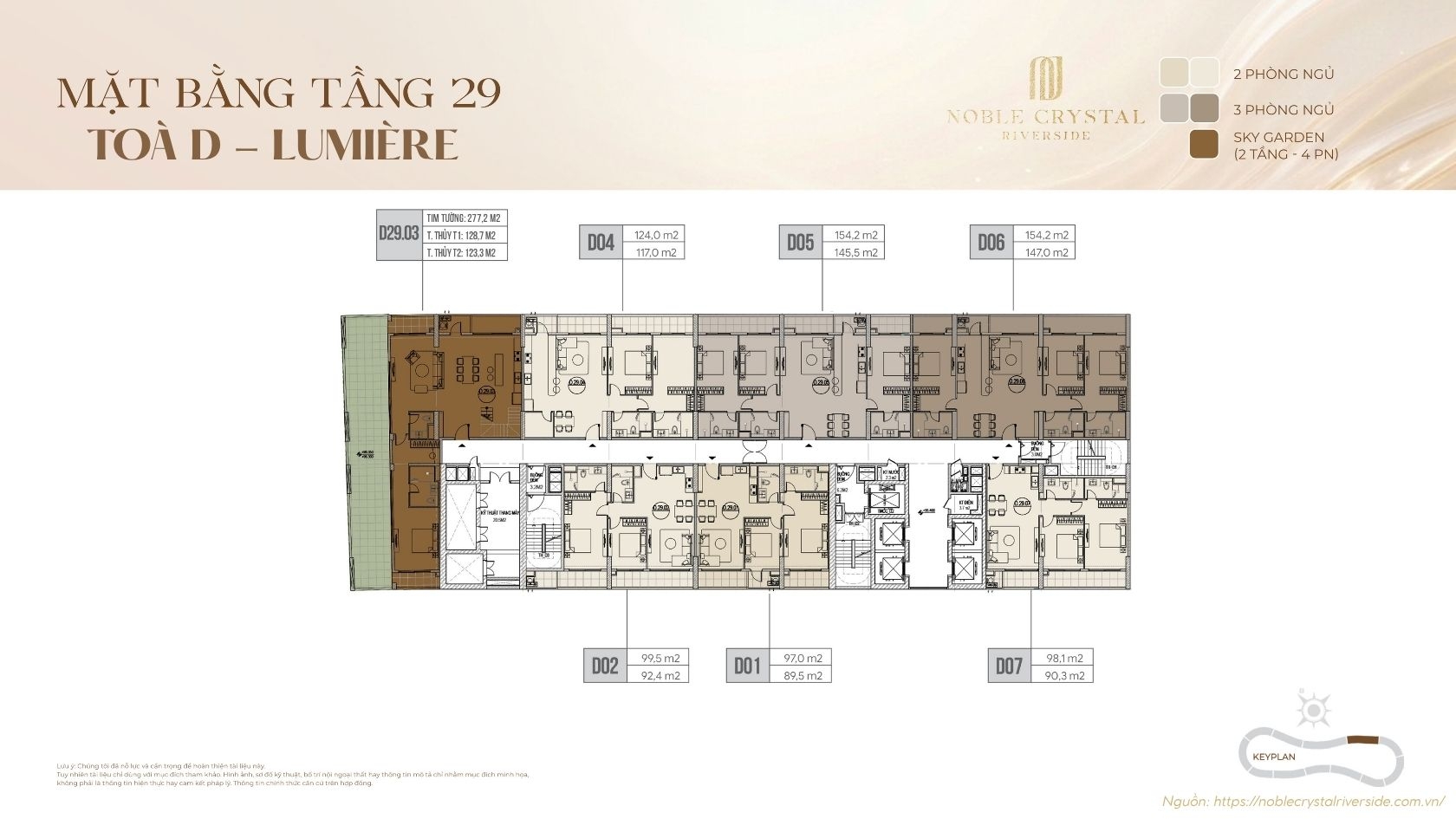 Mặt Bằng Toà D Lumière Noble Crystal Riverside