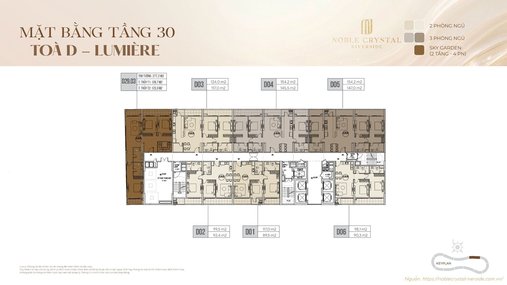 Mặt Bằng Toà D Lumière Noble Crystal Riverside