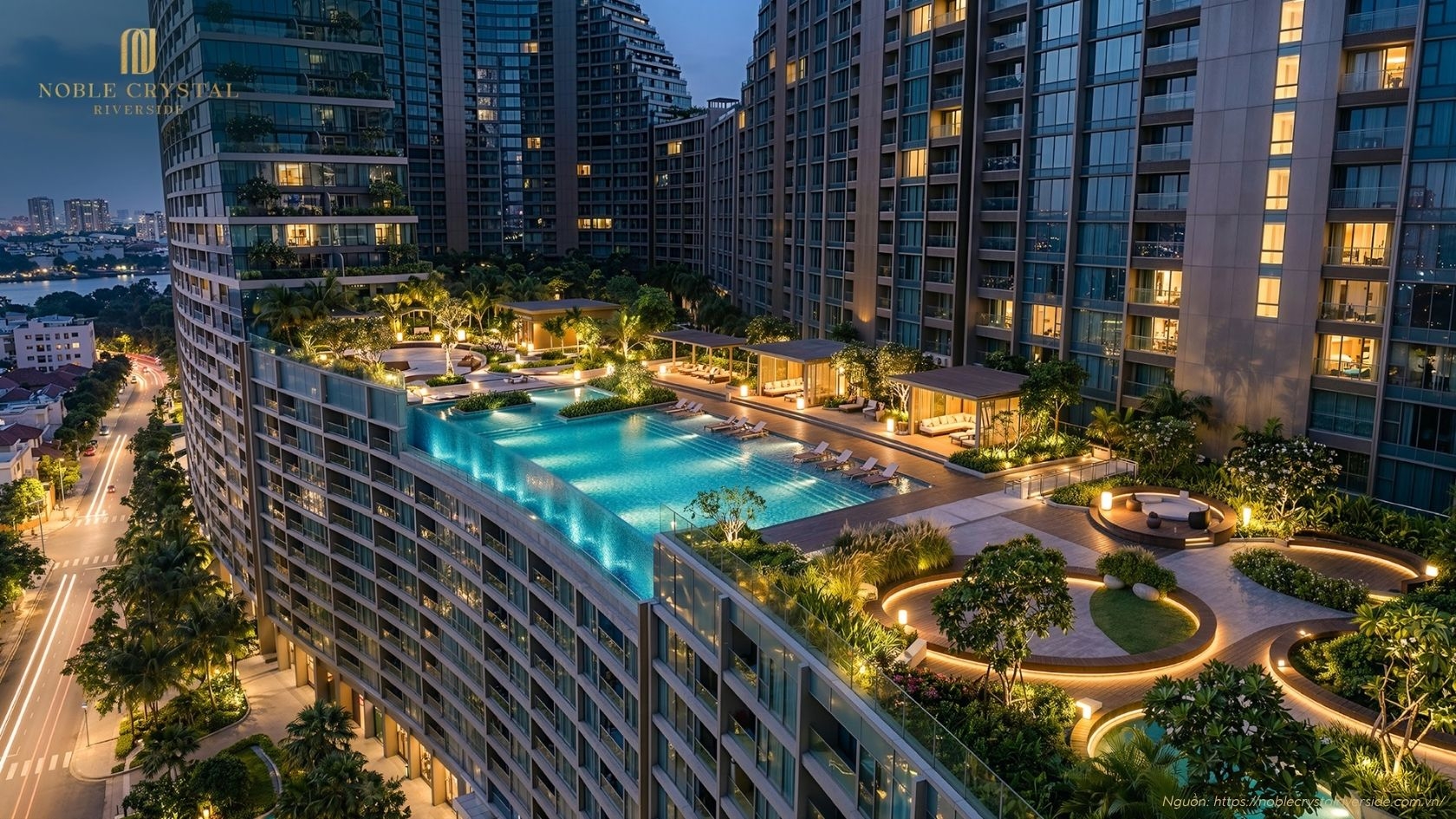 Tiện ích Nội Khu Dự án Noble Crystal Riverside