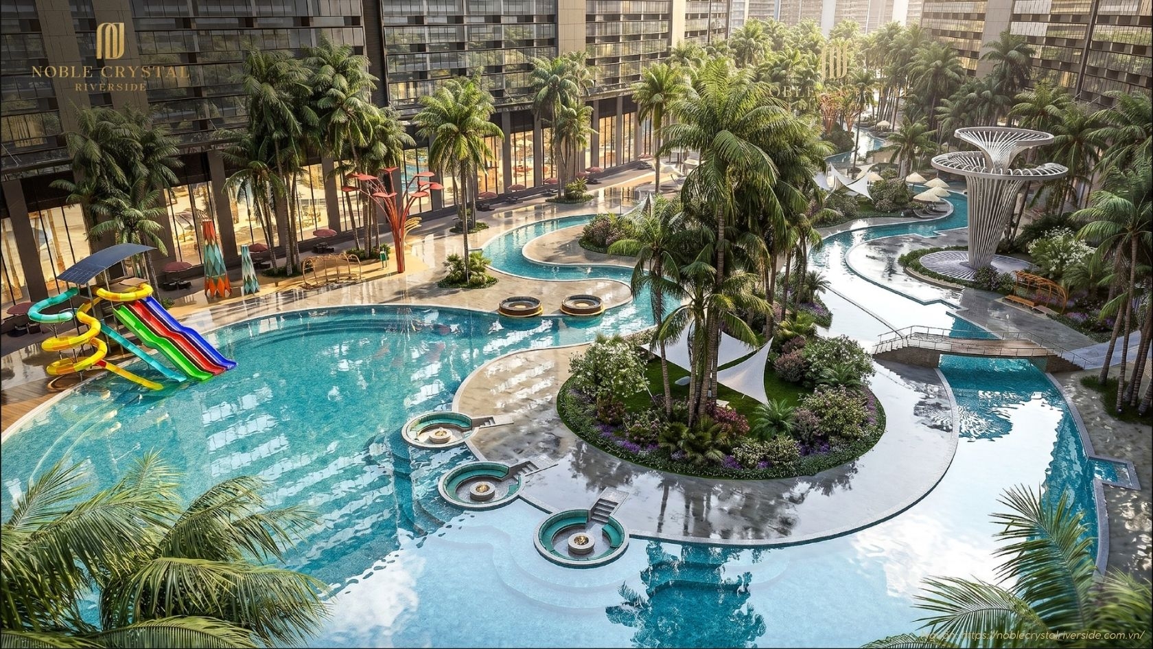 Tiện ích Nội Khu Dự án Noble Crystal Riverside