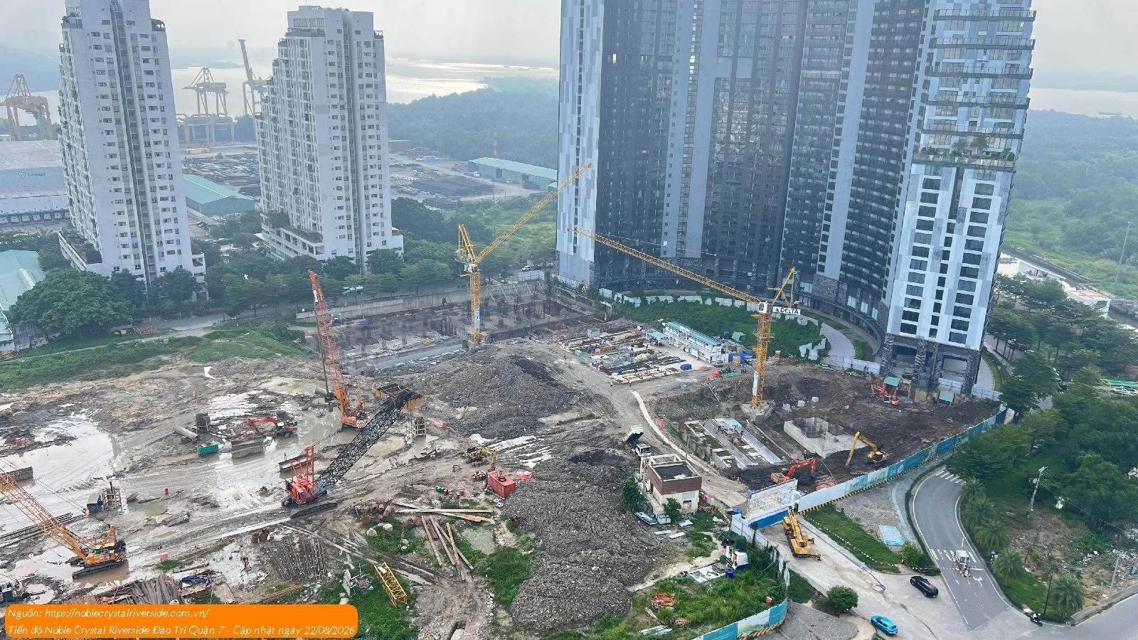 Tiến Độ Xây Dựng Noble Crystal Riverside Mới Nhất 22/08/2026