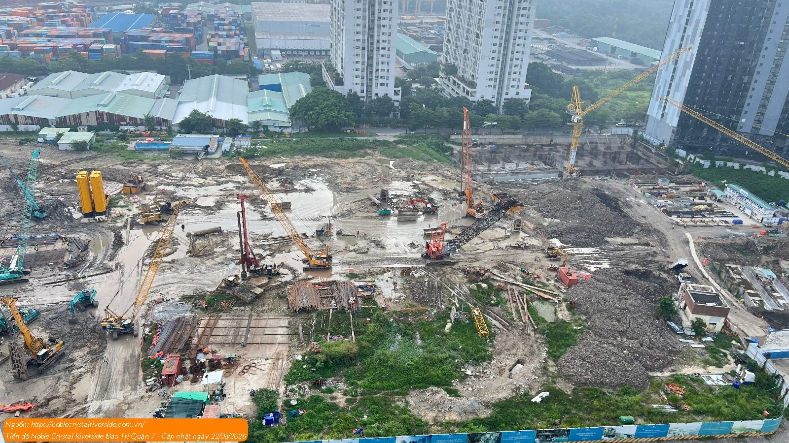 Tiến Độ Xây Dựng Noble Crystal Riverside Mới Nhất 22/08/2026