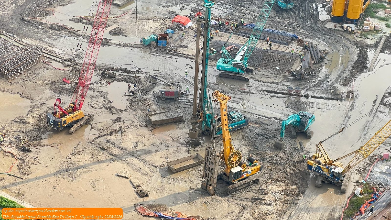 Tiến Độ Xây Dựng Noble Crystal Riverside Mới Nhất 22/08/2026
