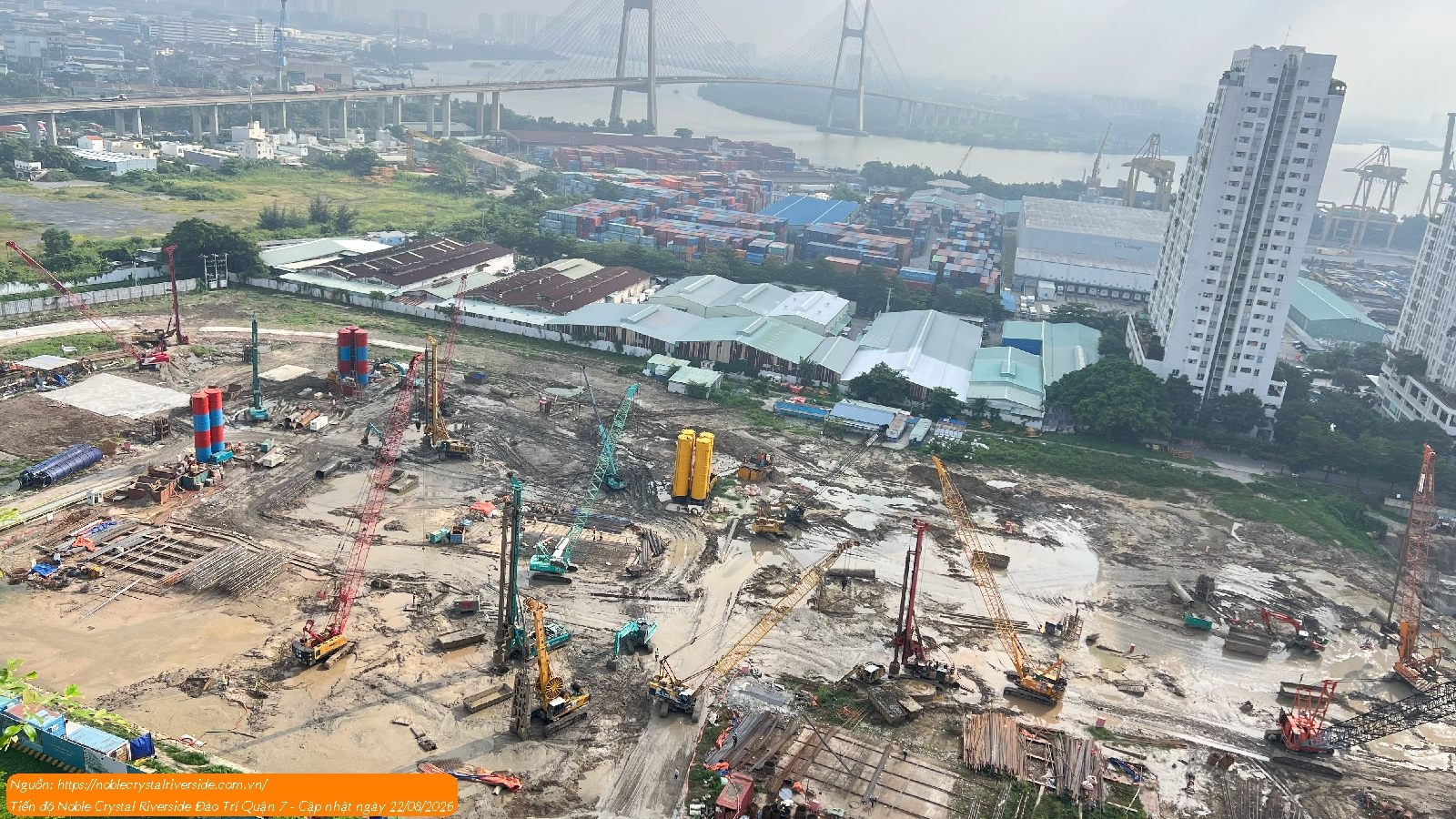 Tiến Độ Xây Dựng Noble Crystal Riverside Mới Nhất 22/08/2026
